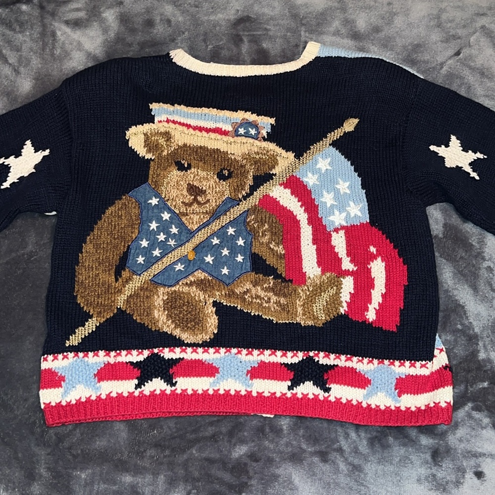 Vintage Eagle’s Eye Collectibles Patriotic Sweater